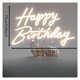 thumbnail image 2 of Letrero De Neón "Happy Birthday" Para Decoración De Fiesta De Cumpleaños, Letrero Iluminado De Feliz Cumpleaños Para Telón De Fondo, 25cmx40.6cm, 2 of 5