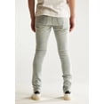 thumbnail image 5 of Embellish NYC Men's Rip & Repair Distressed Skinny Fit Stretch Denim Jeans (28, Light Blue), 5 of 5