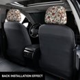 thumbnail image 3 of Kdxio Dark Enchanted Flowers And Birds Pattern Print 2 Piece Car Head Rest Covers Set Auto Front/Rear Seats Headrest Cover Universal Fit Most Cars,Sedan, SUV, 3 of 9