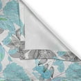 thumbnail image 4 of Ambesonne Grey Blue Valance Pack of 2, Flowers and Foliage, 54"X12", Multicolor, 4 of 5
