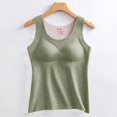 thumbnail image 1 of RXIRUCGD Mode Femme Coussin Chauffant Chaud Col Rond Uni (Vert, Taille : L), 1 of 3
