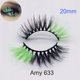 thumbnail image 1 of Pestañas postizas de colores mezclados en 3D, pestañas postizas largas naturales degradadas, maquillaje dramático a granel, pestañas postizas de colores para fiestas, Halloween Tan Jianjun unisex, 1 of 2