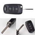 thumbnail image 3 of Funda plegable para llave remota, mando a distancia de 3 botones para Hyundai I20 I30 Ix35 I35 sin cortar, 3 of 5