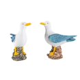 thumbnail image 3 of Cute seagull Figurine Resin Nautical Decorations Ornaments Rustic Vintage Coastal Beach Home Decorations Nautical Gift Light blue, 3 of 4