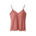 thumbnail image 2 of Gamivast Womens Clothing Womens Tank Tops V Neck Spaghetti Strap Shirts Casual Cami Sleeveless Camisole Blouses Summer Basic Tank Shirt Clothes Under $5.00, 2 of 8
