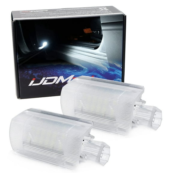 Full LED Side Door Courtesy Lamp Assembly For Infiniti G35 G37 M37 FX35 Q50 Q60 Q70 QX50 QX70, Powered by 18-SMD Xenon White LED Diodes