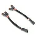 thumbnail image 4 of Arnés de cableado para enchufe de luz de trabajo LED de 2 piezas 2-Cable universal de 2 pines macho a hembra para coche, 4 of 14