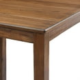 thumbnail image 3 of Lasie 5 Piece Dining Table Set- 4 Chairs- Slatted Backs- Brown Solid Wood, 3 of 6