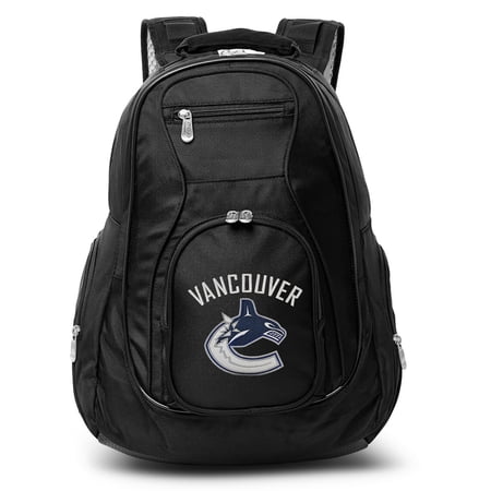 MOJO Black Vancouver Canucks 19 Laptop Travel Backpack