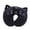 #004-Black, variant on TanSiDing Cute U Shaped Neck Pillow Ergonomic Support Soft Travel Pillow for Adults Plane Car Office Nap, Plush U Shaped Pillow for Sleeping Relaxation Travel Essentials