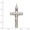 thumbnail image 3 of FB Jewels Sterling Silver INRI Crucifix Cross w/ Prayer Pendant, 3 of 4