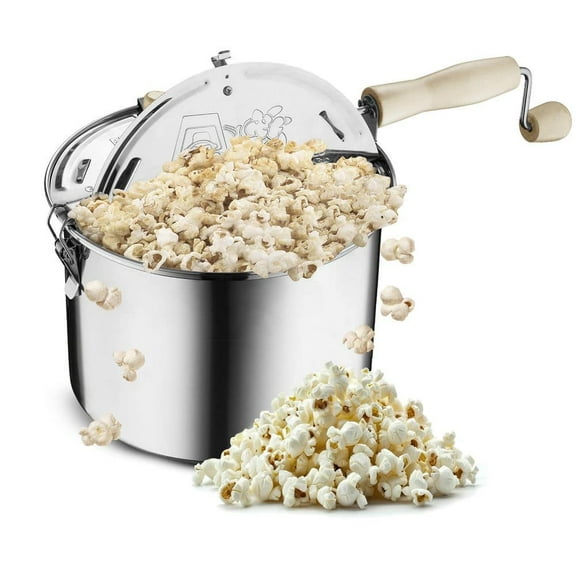 Stainless Steel Popcorn Popper Set