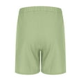 thumbnail image 6 of Girls' Pull-On Short New Girls Summer Shorts Casual Kids Wide Leg Comfy Boho High Waisted Pull on Drawstring Shorts with Pockets Green 5 Years, 6 of 8