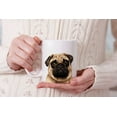 thumbnail image 7 of WIRESTER 11 Oz Ceramic Tea Cup Coffee Mug, Pug Puppy Dog, 7 of 7