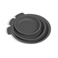 thumbnail image 1 of Juego de protectores de sartenes hechos en utensilios de cocina, 3 piezas, grafito y silicona, 1 of 7