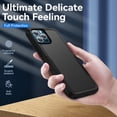 thumbnail image 6 of for iPhone 13 Pro Case, Dual Layers Shell Hard PC + Soft TPU Back Shell Heavy Duty Military Drop Protection Rugged Shockproof Hybrid Case for iPhone 13 Pro, Black, 6 of 7