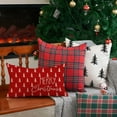 thumbnail image 6 of Christmas Pillow Covers 12x20 inch Christmas Tree Decorative Red Throw Pillow Covers Winter Famliy Decoration for Home Couch 040, 6 of 6