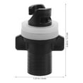thumbnail image 2 of OUNONA Durable Inflatable Boat Air Valve Adapter for Kayak Repair and Foot Pump Compatibility, 2 of 8