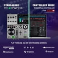 thumbnail image 3 of Denon DJ PRIME GO+ Controlador y mezclador de DJ portátil con separación de vástagos, 2 decks, transmisión Wi-Fi, Bluetooth, control de luces, pantalla de 7" y batería, 3 of 5