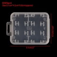 thumbnail image 3 of SD Card Holder, Plastic SD MMC SDHC PRO Duo Memory Card Case Holder Case, 3 of 4