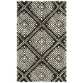 thumbnail image 2 of SAFAVIEH Cambridge Jimney Geometric Wool Area Rug, Ivory/Charcoal, 4' x 6', 2 of 12
