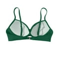 thumbnail image 5 of MKLEKYY Trajes De Baño Mujer 2 Piezas Women Back Stainless Steel Hooks Swimwear Tops Underwire Full Coverage Bikini Top Push Up Swim Crop Top Tie Back Bathing Suit Tops, 5 of 5