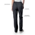 thumbnail image 4 of Landau ProFlex Tailored Fit Stretch 5-Pocket Cargo Scrub Pants for Women 2042, 4 of 5