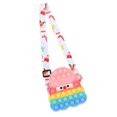 thumbnail image 1 of Papá Noel Para Autismo, Necesidades Especiales, Aliviador De Estrés, Juguete Sensorial De Burbuja De Empuje, Bolsa Cruzada De Silicona Para Niños Y Adultos Moyic HA046212-01, 1 of 6