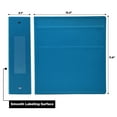 thumbnail image 3 of Carstens 3-Inch Heavy Duty 3-Ring Binder - Side Opening, Pool Blue, 3 of 5