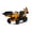 Yellow#1, variant on 24V JCB Ride on Excavator Toy, 3 in 1 Ride on Tractor Truck with Remote Control, Battery Powered Ride on Bulldozer Kids Electric Vehicles with Front Loader Bulldozer, Digger, Adjustable Seat, Yellow
