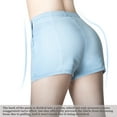 thumbnail image 2 of Women's Skinny Denim Shorts High Rise Stretch Denim Shorts Jean Shorts for Juniors,Girls,Ladies,Light Blue, 2 of 11