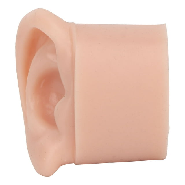 Modelo De Oreja, Modelo De Oreja Perforadora Simulada Elástica De Silicona Para Joyería Para Principiantes