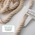 thumbnail image 4 of Tutuviw Thick Rope Shoe Laces, Cotton 1cm 1 Pairs for Sneakers Canvas Shoes, Solid Woven Shoelace Shoes Laces for Men and Women（Beige）, 4 of 7