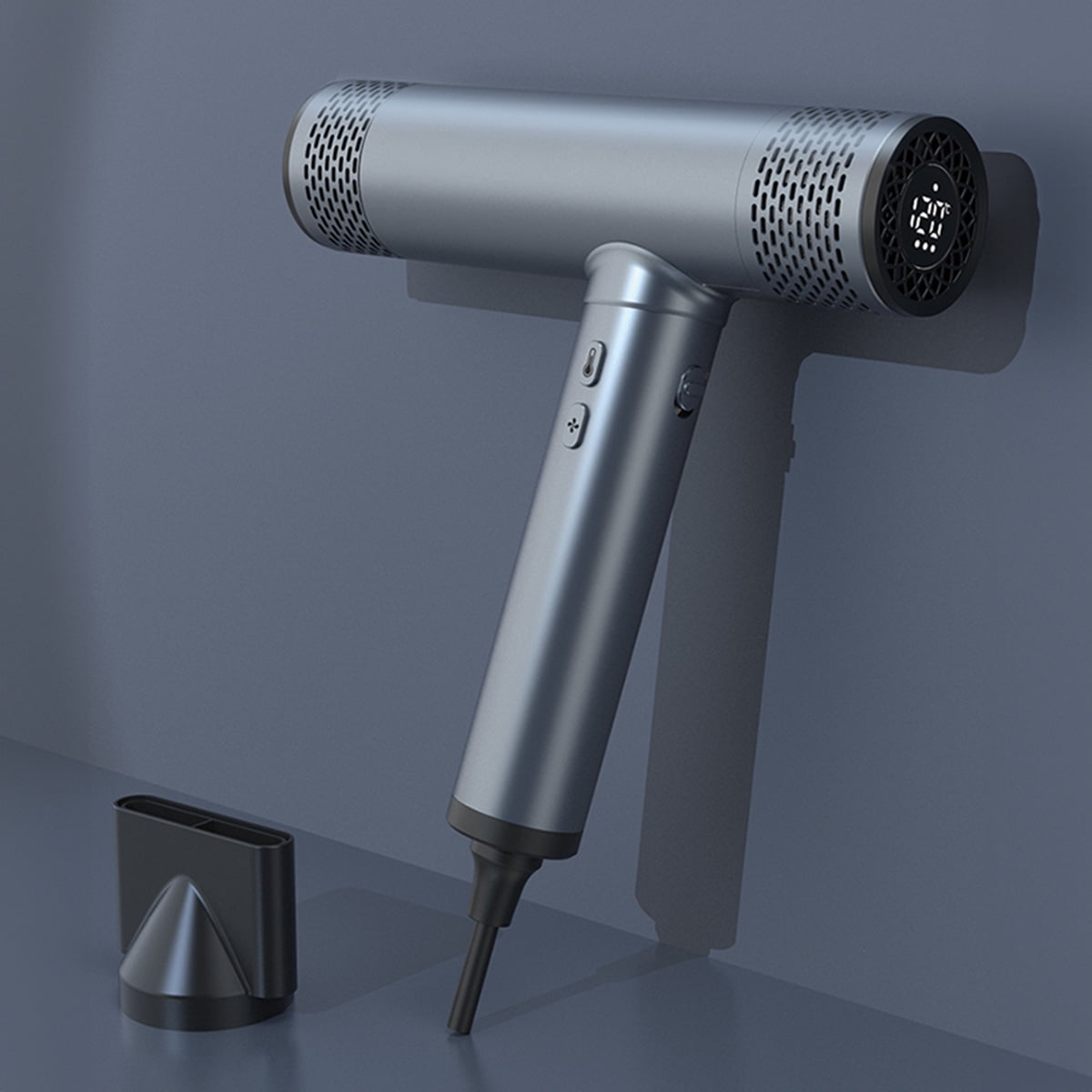 LEMULEGU Ionic Hair Brush Dryer, Hot Cold Air, High Heat for Curls, Size 7.7*1.7*7.3