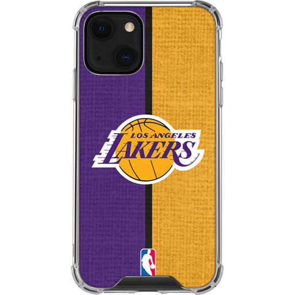 Skinit NBA Los Angeles Lakers Canvas iPhone 13 Mini Clear Case