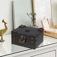 thumbnail image 4 of COMPUKAS Keepsake Box Mens Jewelry Organizer Wood Display Container Gray 1Pcs, 4 of 8