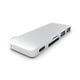 thumbnail image 1 of Adaptador Hub Satechi  Aluminio Usb-c 3en 1 Para ios - Plata, 1 of 4