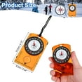 thumbnail image 2 of Uxcell Orienteering Compass, Navigation Hiking Compasses for Map Reading Survival Outdoor Exploring Orange, 2 of 7