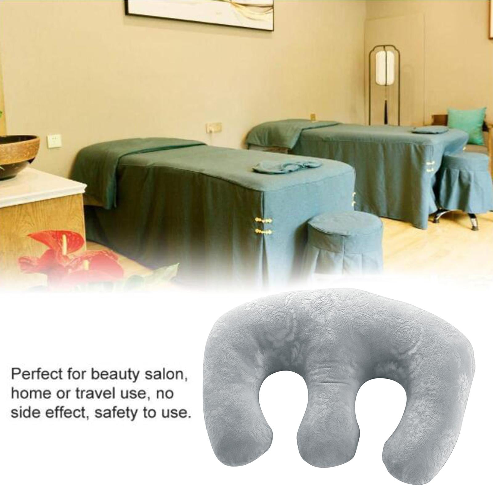 Detachable Chest Pillow Pillow for SPA Beauty Salon Home - Grey