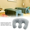 thumbnail image 3 of Soft Detachable Chest Pillow Chest Pad Massage Cushion Bolster Supplies for SPA Beauty Salon Home Breastfeeding 1Piece - Grey , 16. inch, 3 of 9