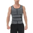 thumbnail image 1 of Lilvigor Men's Sweat Sauna Vest for Waist Trainer Zipper Neoprene Tank Adjustable With Two belts Suana Workout Zipper Suit, 1 of 7