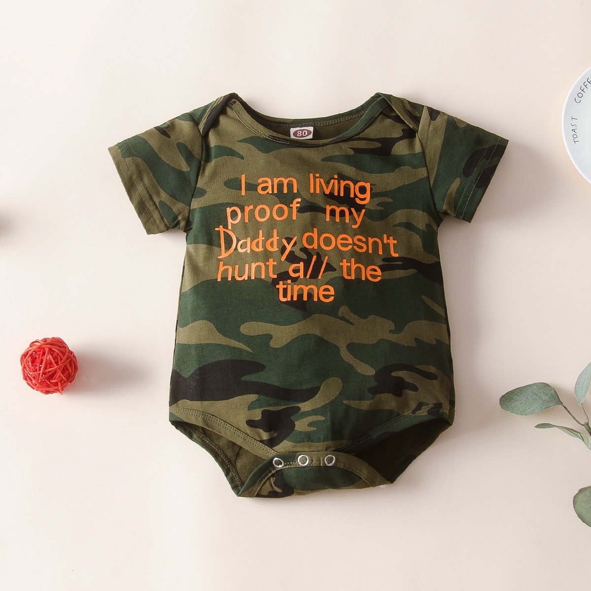 camouflage romper baby