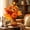 Orange, variant on Hovilon Artificial Orange Pumpkin Maple Leaf Bouquet - 9.84in Faux Harvest Floral Pick, Plastic Fall Decoration for Thanksgiving Centerpiece, Wreath Making & Autumn Home Table Decor