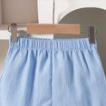 thumbnail image 6 of Toddler Baby Girl Summer Outfits 2 Piece Short Sleeve Tee Top + Elastic Shorts Super Soft Cotton Clothing Sets Kaprioy Toddler Girl Clothes 2T 3T 4T 5T 6T 7T, 6 of 6