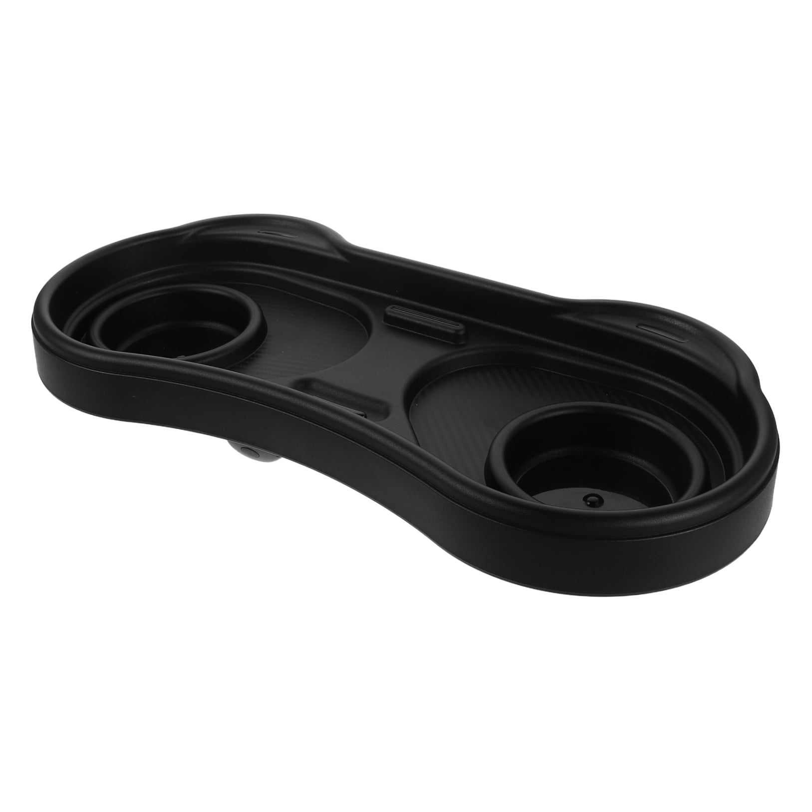 OUNONA ABS Stroller Tray Lock, Black, Adorable Panda Design, Kids Travel and Toy Holder Accessory