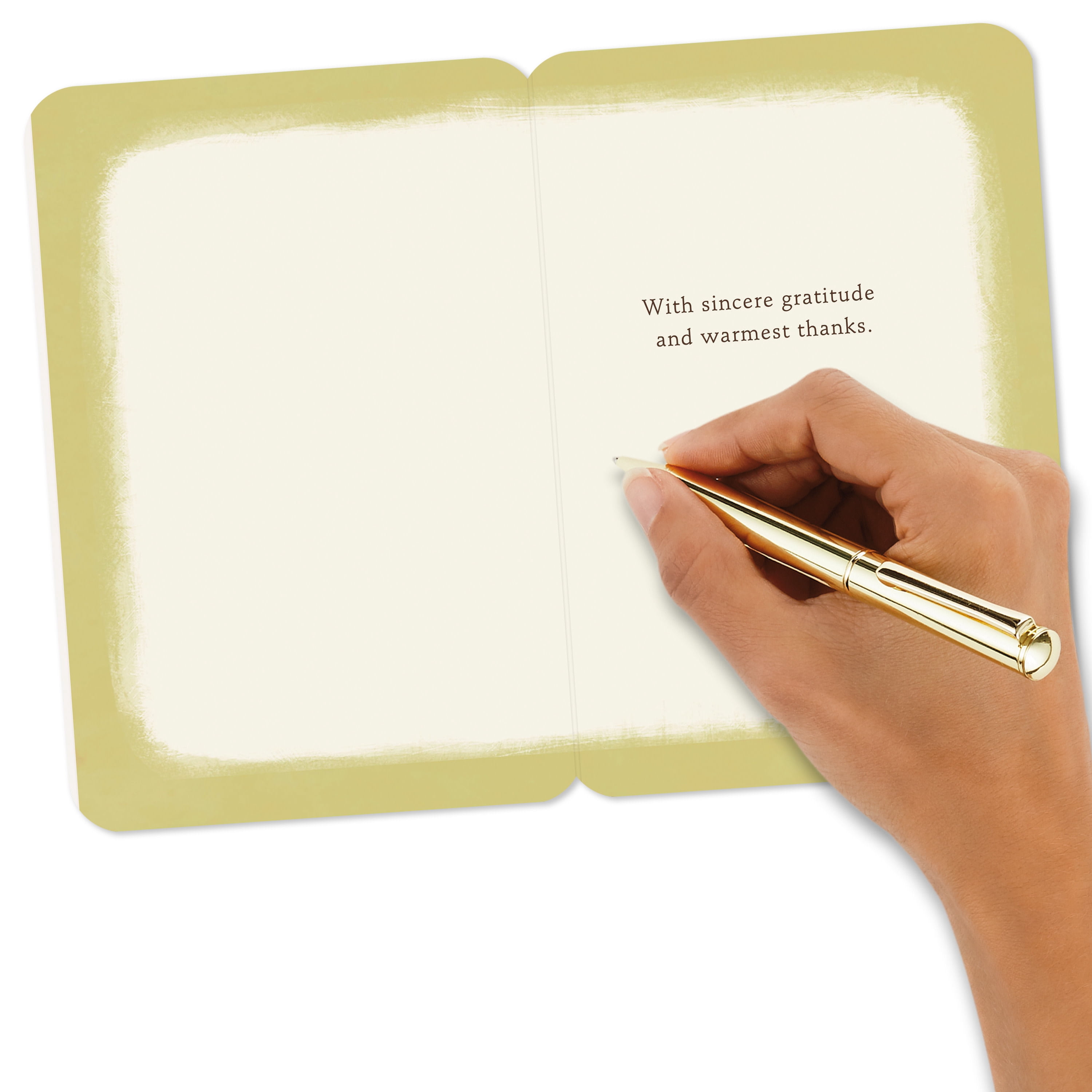 Hallmark Just Because Thank You Card (Sunny Wildflowers)