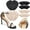 Color 66, variant on 20 Pairs Heel Cushion Pads for Shoes Too Big, Shoe Grips Liners Heel Protectors for Loose Shoes, Heel Pain, Blisters and Rubbing, Anti Slip Shoe Filler Make Shoes Fit Tighter(Beige)
