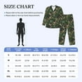 thumbnail image 4 of Naloa Mallard Ducks And Water Men’s Pajamas Set - Long Sleeve Button Down Sleep Shirt and Pajama Bottoms Sleepwear Set-Small, 4 of 7