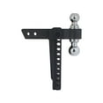 thumbnail image 3 of Trailer Valet Blackout Series 10K Adjustable Drop Hitch: 0-10" Drop, Reversible 2" & 2-5/16" Ball, High-Grade Aluminum with Signature Wrinkle Black Powder Coating (700-Hour Corrosion Resistance), 3 of 8