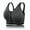Dark Gray, variant on Women's Zip Front Sports Bra Wireless Post-Surgery Bra Active Yoga Sports Bras For Yoga Rope Skipping Shuttlecock Kicking Jogging